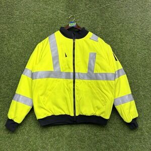 DRIFIRE Lineman Jacket Mens Medium FR HRC3 Lanyard Access High Vis Neon New
